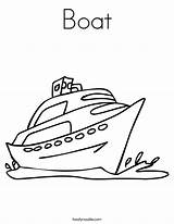 Coloring Boat Worksheet Kapal Barco Pages Boa Ship Template Print Noodle Twisty Train Outline Kids Color Printable Twistynoodle Built California sketch template