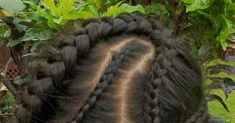 braids and hairstyles for super long hair micronesian girl~ intricate dutch braid