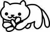 Neko Atsume Cat Template sketch template
