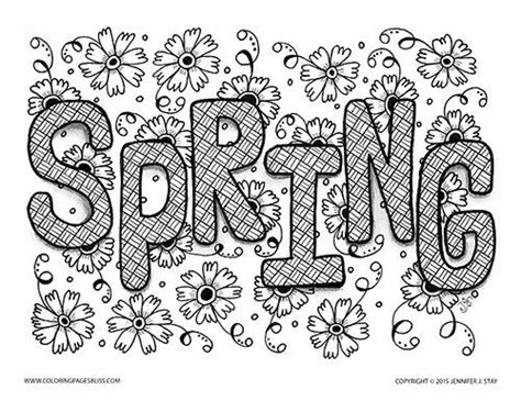 pin  diane  coloring books  images spring coloring pages