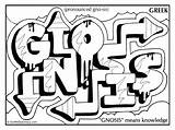 Gnosis Grafitti Crip sketch template