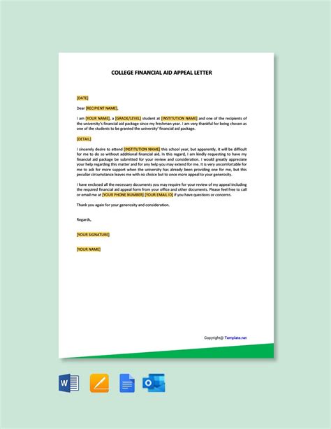 aid training proposal letter template  google docs pages word