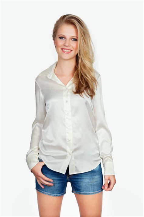 zijden witte blouse laatste   zijden dames blouses issa  boutique