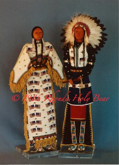 White Wolf Beautiful Native American Dolls On Display In Washington D C