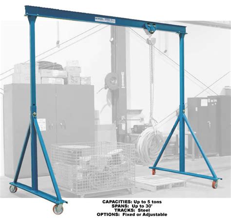 adjustable height fixed height steel gantry cranes gantry cranes hoist