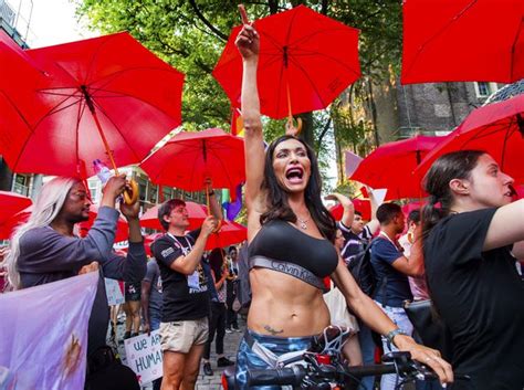 women in amsterdam s red light district say safety for worldwide sex workers lies in