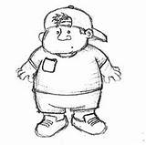 Fat Boy Coloring Pages Kids Color Wall Skecthing sketch template