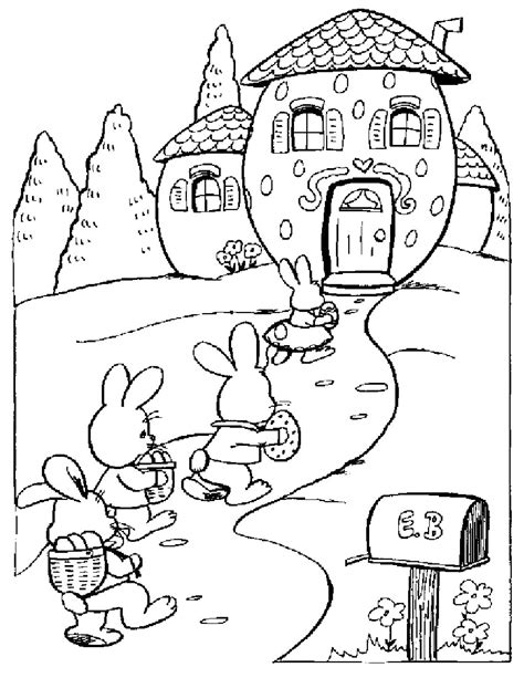 easter pages  color coloring pages