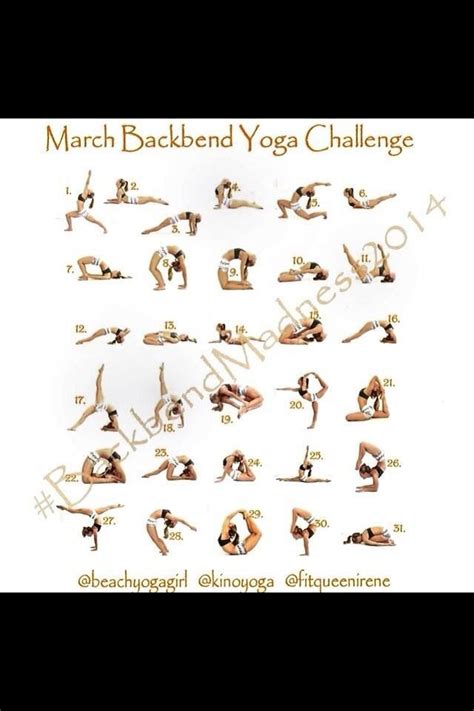 Back Arch March Get Involved Yoga Challenge Yoga