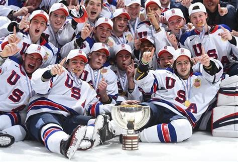 usa usa nhl teams ecstatic  team usa clinches  title  beating sweden