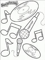 Coloring Music Pages Kids sketch template