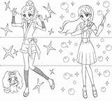 Precure Princess Haruka Minami sketch template