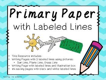 primary paper  labeled lines freebie  teaching  leaders