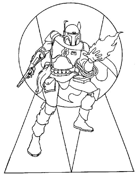 star wars boba fett coloring pages coloring home