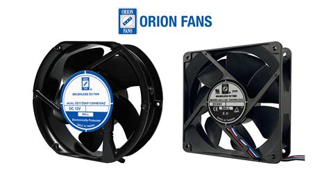 orion reversible flow fans feature directional flow  speed control   unit electronics