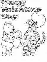 Coloring Pages Printable Valentines Happy Valentine Popular sketch template