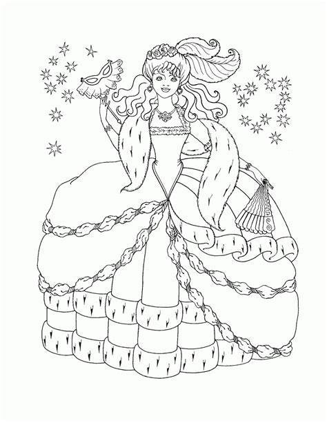 princess colouring pictures  print clip art library