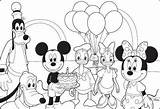 Mickey Birthday Coloring Mouse Pages Prevzatý článok Happy sketch template