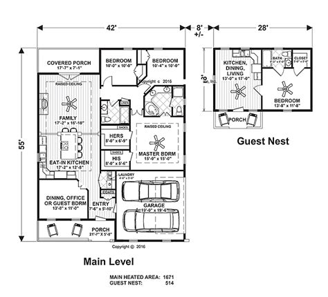 ranch style house plans  mother  law suite