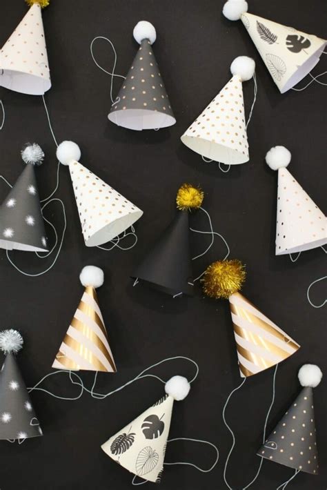 party hat template printable lovely