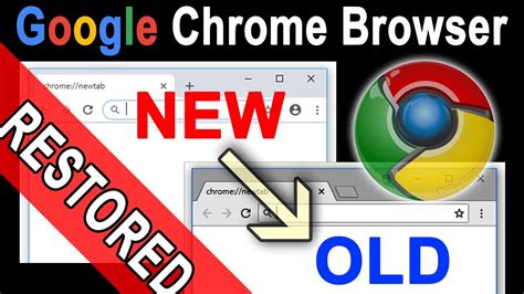 restore google chrome desktop browser  theme  youtube