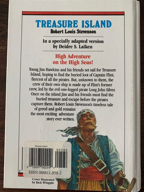 treasure island hard cover book great illustrated classics  etsy