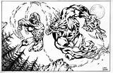 Venom Vs Carnage Coloring Pages Wolverine Marvel Sketch Template sketch template