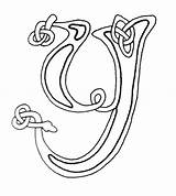 Celtic Letter Letters Alphabet Knot Designs Yahoo Search Pages Fonts Font Choose Board Banndit1 Knotwork Results Pixels Printables sketch template