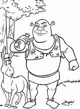 Shrek Coloring Pages Clipart Book Colouring Clip Library sketch template