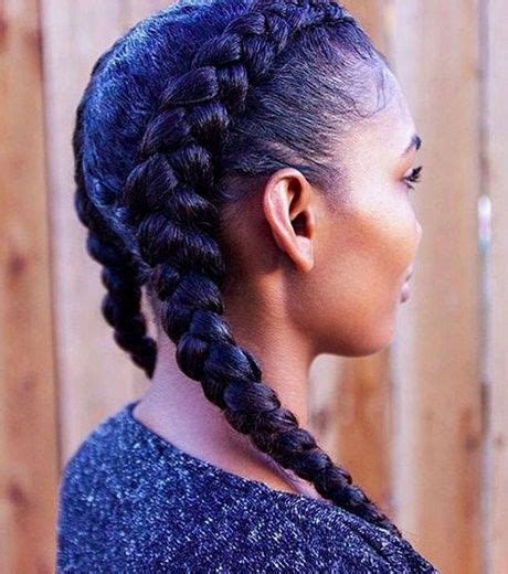 tresse africaine natte collé natural hair styles braids