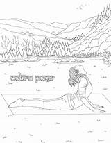 Coloring Adult Yoga Book Poses Pages Anthony Colouring Choose Board sketch template
