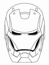 Iron Man Head Pages2color Drawing Cookie Copyright Pages Clipartmag sketch template