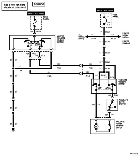 ford bronco engine wiring diagram