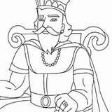 Rei Trono Davi Rainha Tudodesenhos sketch template