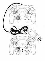 Gamecube Nintendo Controllers Wip sketch template