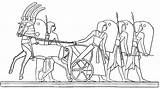 Coloring Egyptian Royal Soldiers Ancient Guards Bible Chariot Spears Shields Horses Guard Men Description sketch template