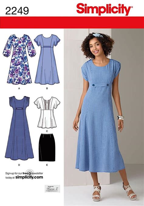 new simplicity plus size sewing patterns womens size 20w 22w 24w 26w