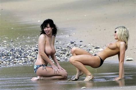 topless british girls having fun at beach nude beach pictures