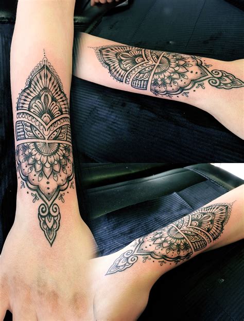 Tattoo Arm Hand Mandala Female Design Tattoos Meine Werke