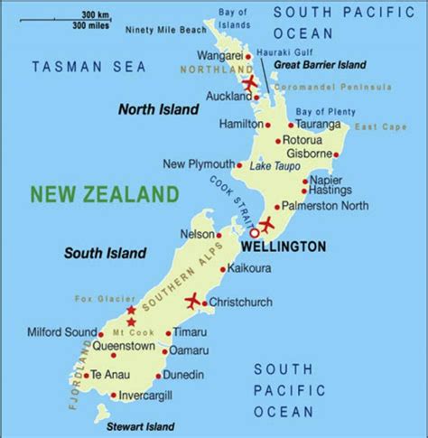 map   zealand airports airports location  international