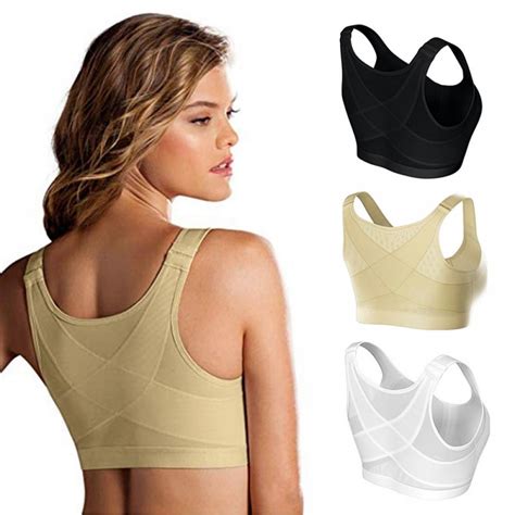 valcatch  pack sports bras  women front closure wirefree full