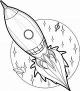 Rocket Coloring Ship Space Entering Pages Color Rockets Print sketch template