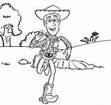 Coloring Toy Story Woody Pages Sheriff Kids Sheet Six Diy sketch template