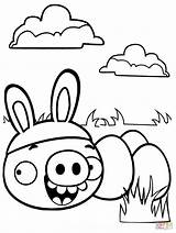 Coloring Pages Angry Easter Piggies Bad Birds Pig Bird Minions Colouring Cartoon Printable Minion Terence Eggs Kids Pigs Unconditional Print sketch template