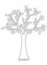Tree Spring Coloring Template Pages Printable Easter Drawing Clipart Flowers Print Getdrawings Library Palm Coloringhome sketch template