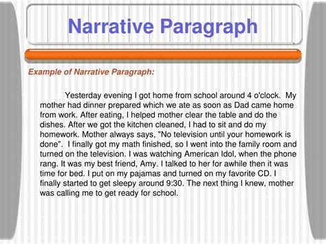learning  paragraphs powerpoint