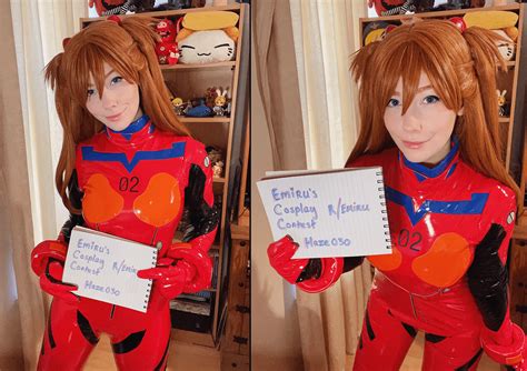 My Asuka Langley Cosplay For The Contest Im Totally Okay With Not
