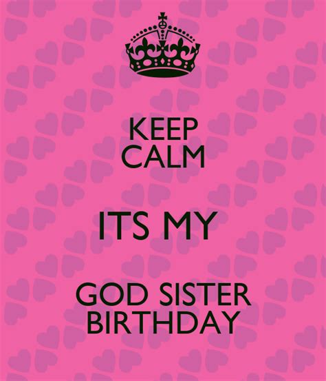 calm   god sister birthday poster keke  calm  matic