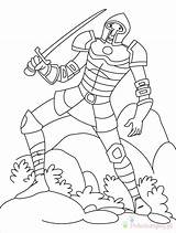 Rycerze Ritter Fighting Knights Merman Kolorowanka Kolorowanki Dzieci Armor Bestcoloringpages Getdrawings sketch template