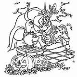 Disney Pages Coloring Fall Getcolorings Amazing Halloween Color sketch template